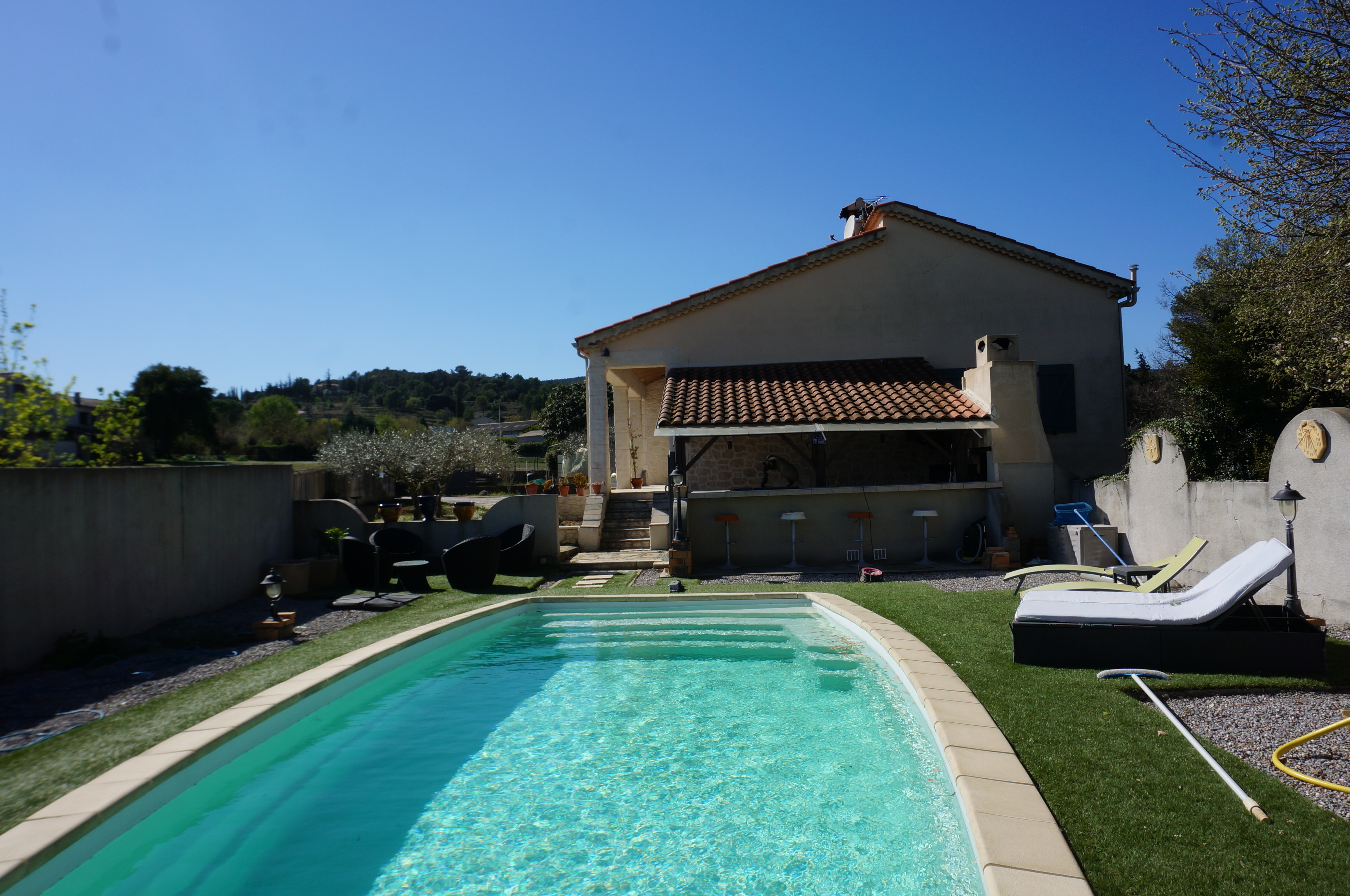 vente Saint ChristollèsAlès, maison individuelle de plain pied avec